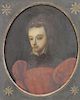 18th/19th Century Oil on Slate. Portrait of a Lady