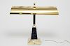 Black Marble & Brass Desk Lamp