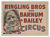 Ringling Bros. and Barnum & Bailey Circus. Trio of Circus Posters.