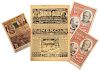 Barnum & Bailey Greatest Show on Earth. Lot of Seven Broadsides, Couriers, and Programs.