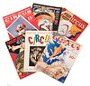 Set of Six Ringling Brothers and Barnum & Bailey Combined Show Magazines and Daily Reviews. 1938-1941.