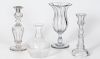 Glass Vases and Candlesticks