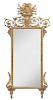 Italian Neoclassical Carved and Gilt Wood Mirror