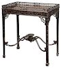 Fine Chippendale Carved Mahogany Silver Table