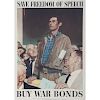 Norman Rockwell World War II Posters, Freedom of Speech and Freedom From Fear, Plus TLS