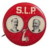 Gillhaus & Munro, Socialist Labor Party Jugate Pinback, 1908