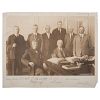 Federal Reserve Board, Photograph Signed by Each Member Just Before the Stock Market Crash, Ca 1928