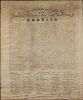 Declaration of Independence. Hartford, Connecticut: Eleazar Huntington, c. 1820-25. Engraved broadside reprint of the Declara