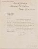 Edison, Thomas Alva (1847-1931) Typed Letter Signed, Orange, New Jersey, 14 February 1914. Single leaf of Edison's "From the