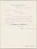 Roosevelt, Theodore (1858-1919) Typed Letter Signed, 15 July 1901. Single leaf of laid paper, letterhead of the Vice Presiden
