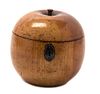 A Regency Fruitwood Tea Caddy Height 5 inches.