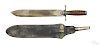 WWI US Army Hospital Corps knife with scabbard