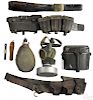 Group of military accessories