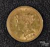 US 1854 Liberty Eagle gold coin