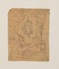 INDIAN SCHOOL: STANDING FIGURE;  AND SEATED FIGURE