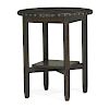STICKLEY BROTHERS Leather-top side table