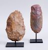 TWO NEOLITHIC CHIPPED FLINT AXES