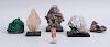 GROUP OF SIX MINERAL SPECIMENS
