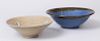 TWO JUGTOWN GLAZED SERVING BOWLS