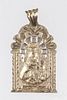 18K gold Mother and Child pendant