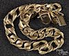 14K yellow gold chain bracelet