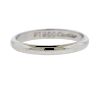 Cartier Platinum 2.3mm Wedding Band Ring