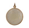 14K Gold Mother of Pearl Pendant