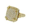 Judith Ripka 18k Gold Diamond Ring