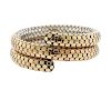 John Hardy 18k Gold Silver Dots Wrap Bracelet