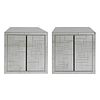 PAUL EVANS Pair of wall cabinets