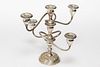 Sterling Silver Candelabrum, Weighted, by S. Kirk