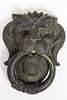 Antique Bronze Lion's Head Doorknocker