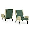 GIO PONTI; CASSINA Pair of lounge chairs