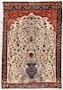 Antique Ferahan Sarouk Rug: 4'7'' x 6'5''