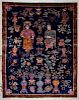 Fine Chinese Art Deco Pictorial Rug: 9'1'' x 11'7''