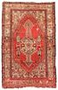 Antique Malayer Pictorial Rug: 3'10'' x 6'