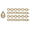 Diamond Necklace, Pendant and Bracelet in 18 Karat Yellow Gold