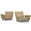 JACQUES CHARPENTIER (Atrr.) Pair of lounge chairs