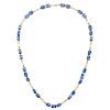 Lapis Lazuli Necklace with 14 Karat Gold Beads