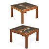 PHIL POWELL Two dining tables