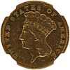 U.S. 1869 $3 GOLD COIN