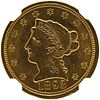 U.S. 1893 $2.5 GOLD COIN