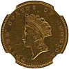 U.S. 1856-S TYPE 2 $1 GOLD COIN