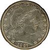 U.S. 1897 BARBER 50C COIN