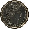 U.S. 1894-O BARBER 25C COIN