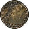 U.S. 1897 BARBER 25C COIN