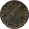 U.S. 1899 BARBER 25C COIN