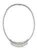 A Platinum and Diamond Fringe Necklace, 39.10 dwts