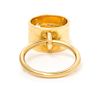 A Kinetic 18 Karat Yellow Gold Ring, Dinh Van for Cartier, 12.00 dwts.