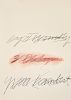 Cy Twombly THREE DIALOGUES Poster
